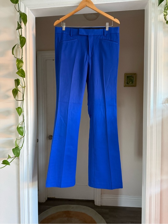Other - Royal Blue cobalt flare Trousers men’s size 32